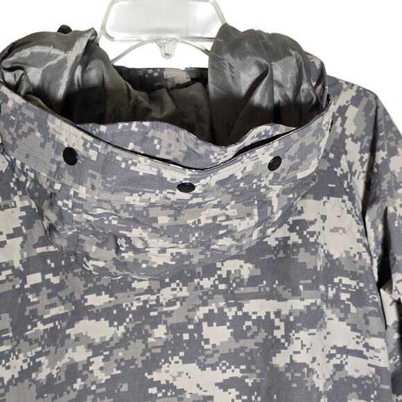 Military ECWCS Parka Jacket UCP Camo H20 Waterproof Tru Spec Hooded 2XL Army - Picture 3 of 8